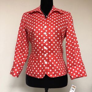 Talbots Linen Blazer Size 6